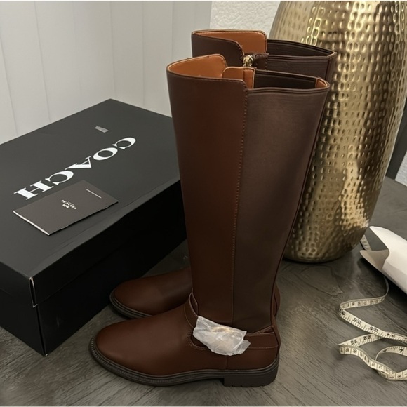 COACH Farrah Leather Boot - Picture 5 of 9